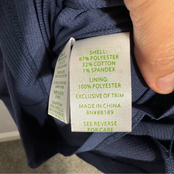 NWT Lilly Pulitzer navy Calista dress xs - Picture 7 of 8